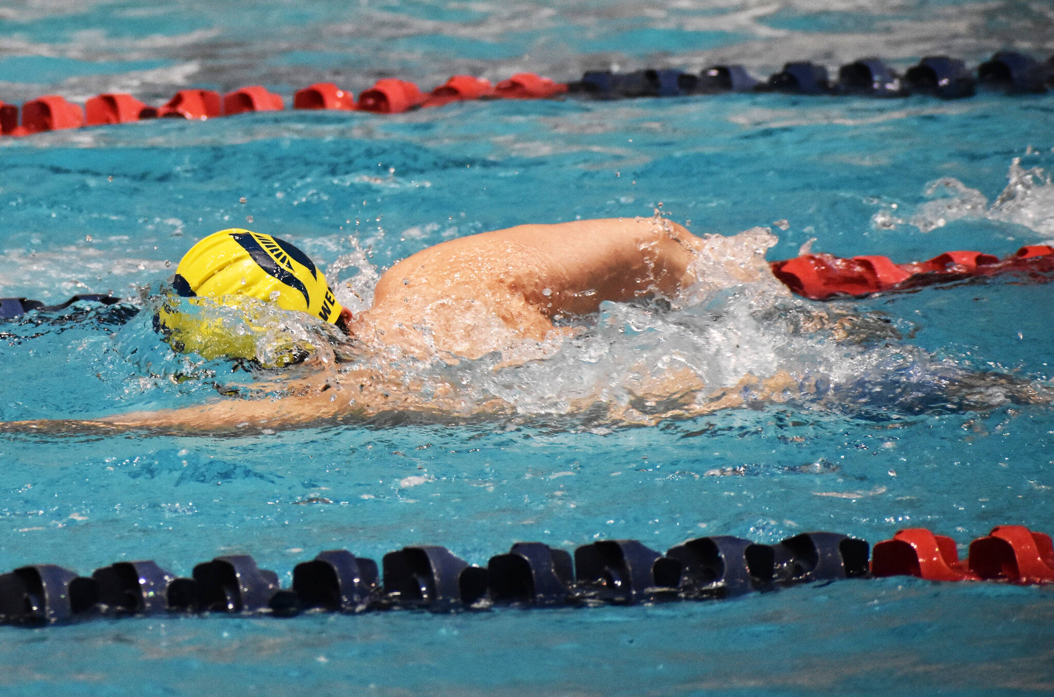 Bainbridges Micah Webber competes in the freestyle preliminaries.