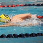 Bainbridges Micah Webber competes in the freestyle preliminaries.