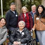 Family members reunite with survivor Shimako Nishimori Kitano, 91, to commemorate the 81st anniversary of the Japanese American Exclusion.