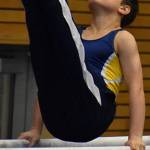 Cruise Catton was fifth in the all around in his age group.