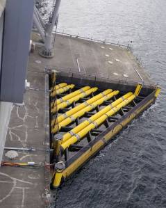 The device in place on the Hood Canal Bridge. Jeff Brown courtesy photo