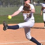 Rollins Anderson holds the Vikings to five runs in four innings.