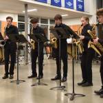 The BHS Saxophone Quintet of Noah Weiss, Lang Armstrong, Isaiah Beyer, Cascade Kaseler and Sebastian Ford took third place for Small Saxophone Ensemble at state in Ellensburg April 28.