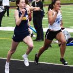 Spartans 4x200 relay team finishes third with 1:56.22. Nicholas Zeller-Singh/Kitsap News Group Photos