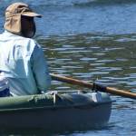 This kayaker was well-dressed to keep from getting sunburned. Nicholas Zeller-Singh/Kitsap News Group Photos