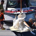 A family learns it takes quite a lot to get a sailboat ready.