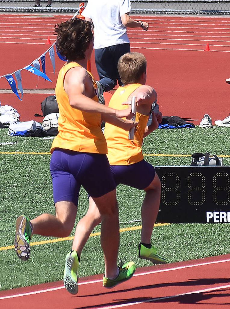 North Kitsaps 4x100 team failed to reach the finals.