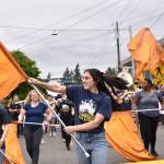 File Photos
Bainbridge High School Color Guard member Margaret Haley performs in the 2022 4th of July parade in Winslow.