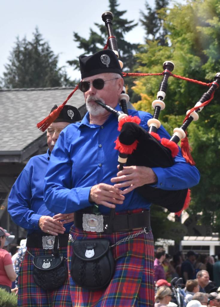 Whats more American than bagpipes from Scotland? People from all over the world live here.