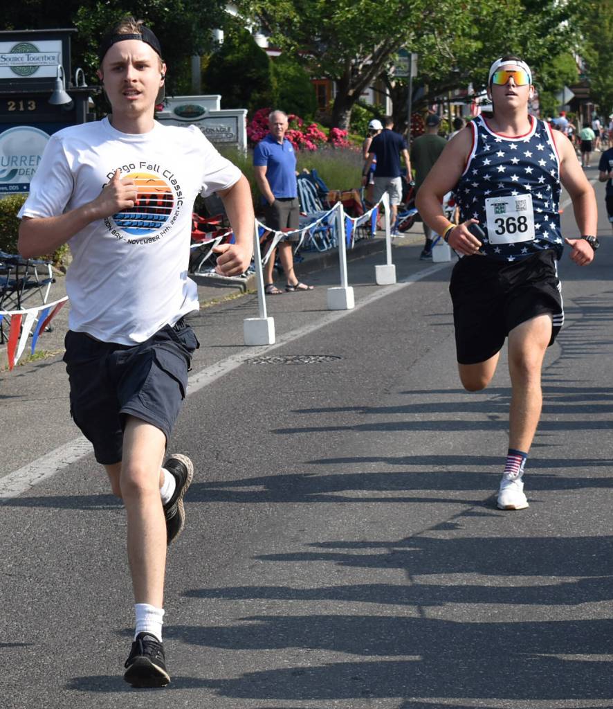 The run on the 4th attracted participants in various attire.