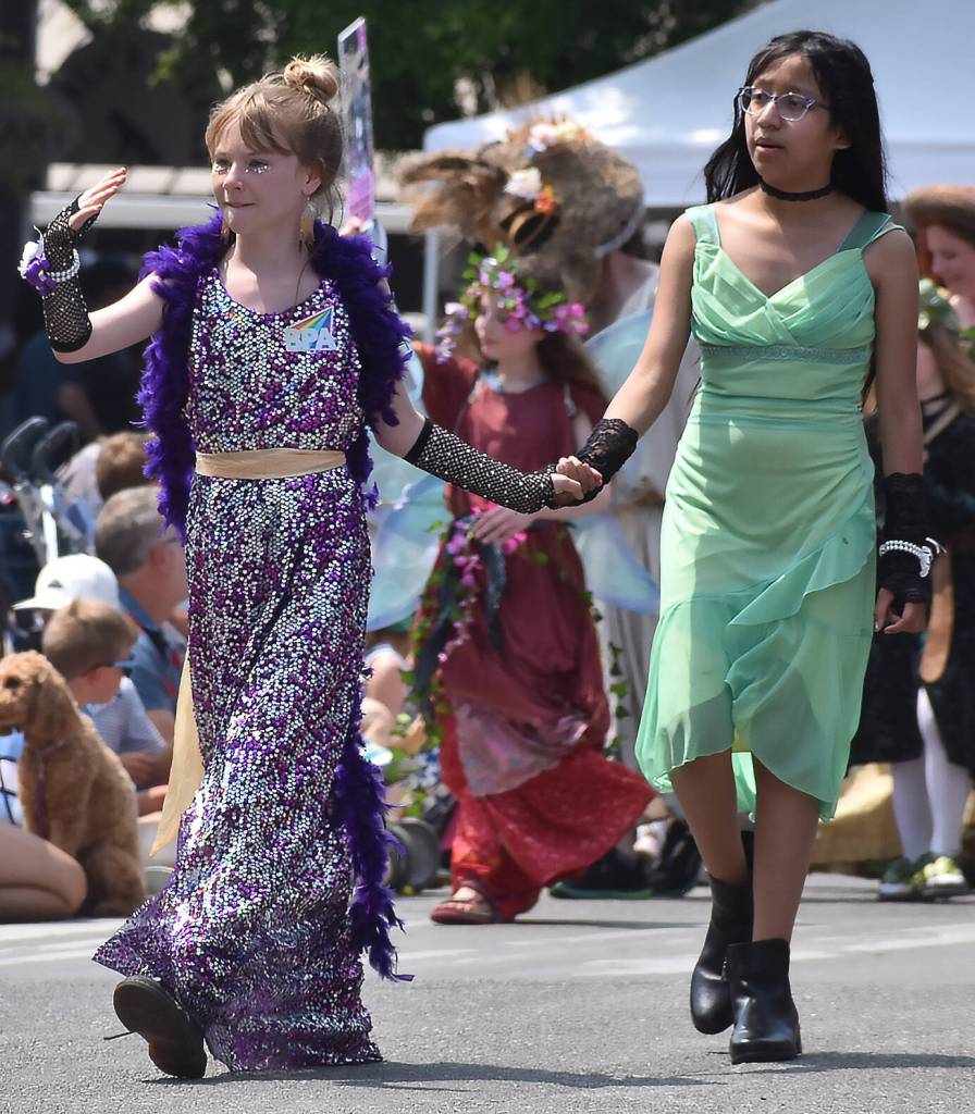 Several unqiue costumes were showcased at the Bainbridge 4th of July parade.