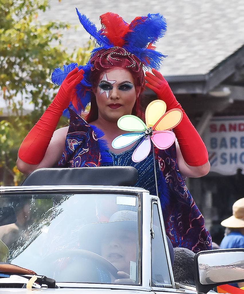Bainbridge Pride took part in the parade festivities.