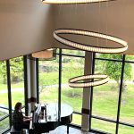 A pianist plays for visitors touring the new apartments at Fieldstone Rolling Bay Bainbridge on Manitou Park Boulevard NE. Nancy Treder/Kitsap News Group Photos