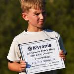 Beckett Boudreau wins the seven-year-old boys division and holds the most points out of all the boys.