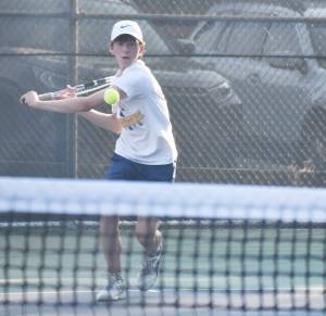 File Photo 
Bainbridges tennis team will need to find a new ace and top doubles squad this season.