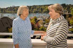Bainbridge Senior Living residents offers respite care for caregivers. Courtesy of Paul Sanders.