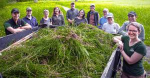 BI Rotary courtesy photos
Morgan Hauk, right, runs the volunteer program that keeps Bainbridge parks and trails pristine.