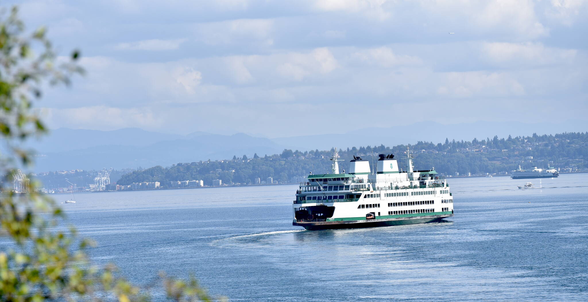 A ferry with walk-on passengers only.