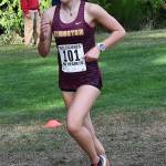 Kingstons Emmie McGrew finishes 16th in the first race of the regular season.