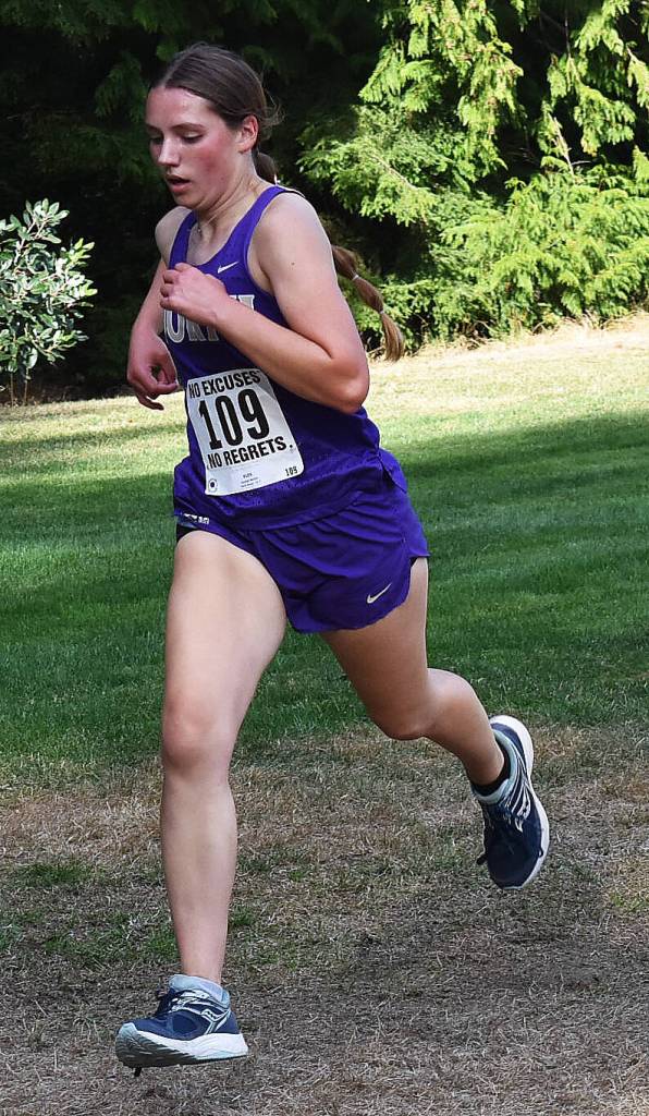 North Kitsaps Kendall Becker finishes 12th.