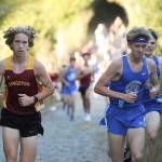 Kingstons Lucas Lenz finishes first in the boys Olympic League Meet No. 2.