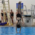 Ella McRitchie wins the 1-meter diving with 107.50.