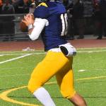 Bainbridge quarterback Jack Grant throws and scrambles for a pair of touchdowns.