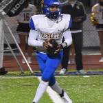 Madden Benson throws a touchdown for the Knights only scoring play.