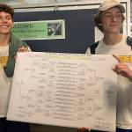 Mary McCombs courtesy photo
Spartans Aidan McLennan and Charlie Combs win districts and will head to state in the spring.