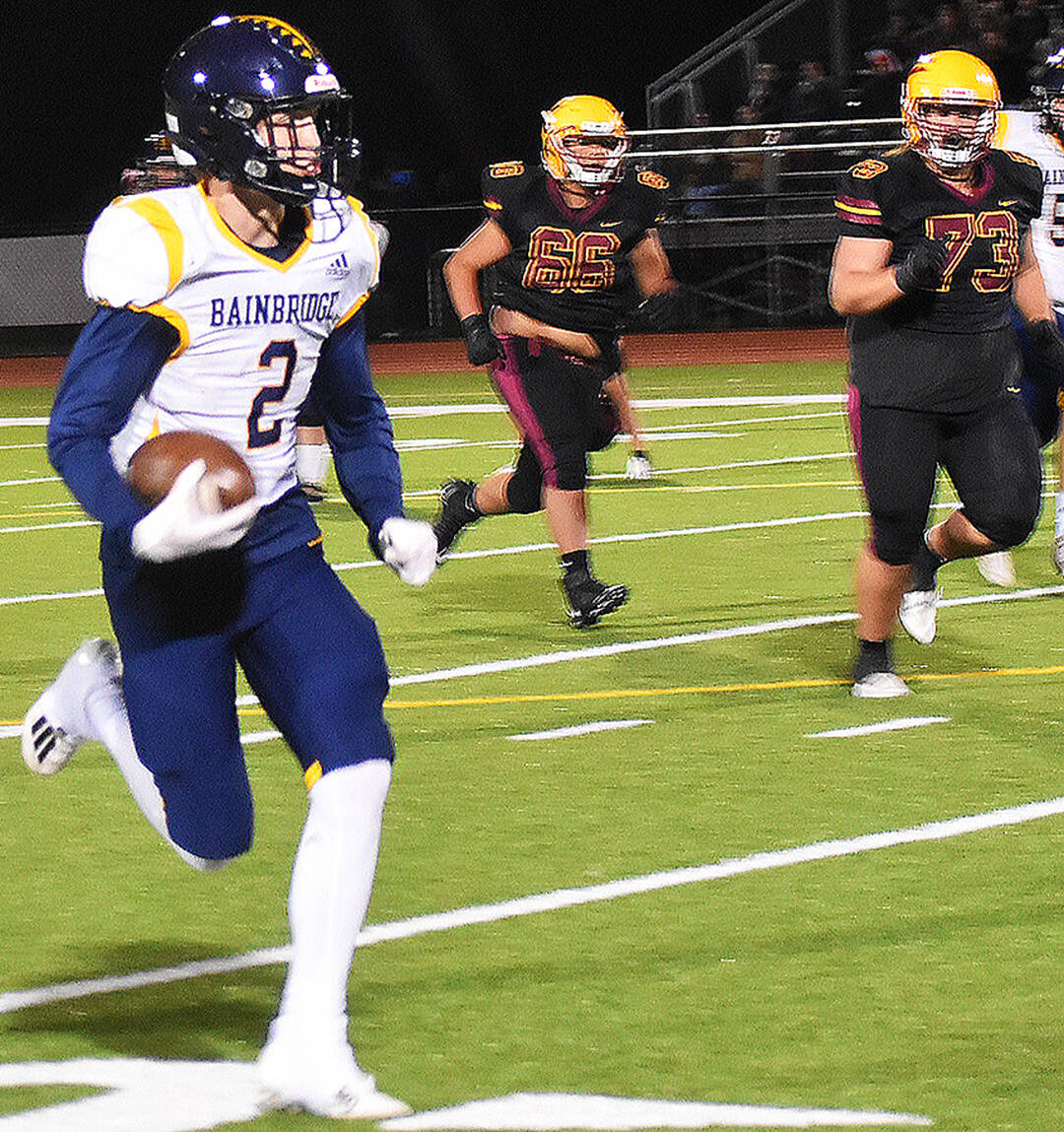 Hugh ONeill picks up a few explosive plays for the Spartans.