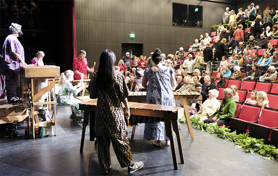 The new and improved stage and seating areas will be more comfortable for performers and attendees alike.