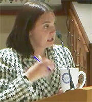 Steve Powell/Kitsap News Group
Bainbridge Islands first lobbyist to the state legislature Briahna Murray.