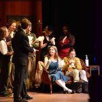 The guests react to letters given to them by Wadsworth, the butler.