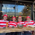 Waldo was spotted in front of the bar at Hitchcock.