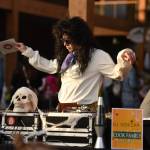 DJ Sidecar keeps the event lively while playing tunes for the terrifying crowd.