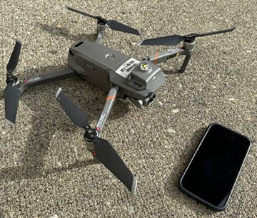 Indoor drones arent much bigger than a cell phone.