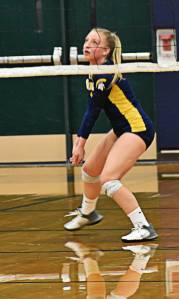 File Photo
Emma Pendleton leads the Spartans to the district playoffs.