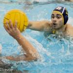 Junior Elias Dean works to stop the advancement of the ball toward his goal.