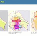 The Winslow Subarea Plan alternatives are to do nothing or build up or out.