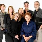 Elizabeth Coplan, third from left, with Amy Hargreaves, Judy Kaye, Robert Cuccioli and other cast members.