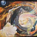 Deborah J. Milton exhibits her mixed media artwork.