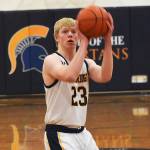 Nicholas Zeller-Singh/Kitsap News Group Photos
Calum McCarter scores from the free-throw line.