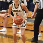 Bainbridges Hannah Bounketh nails five points in the fourth quarter.