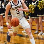 Sam Nylund led the Spartans before fouling out in the third quarter.