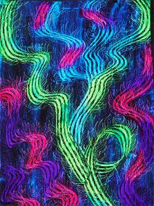 Peninsula Fiber Artists courtesy photo
Northern Lights, an art quilt by Carol Olsen of Bainbridge Island.