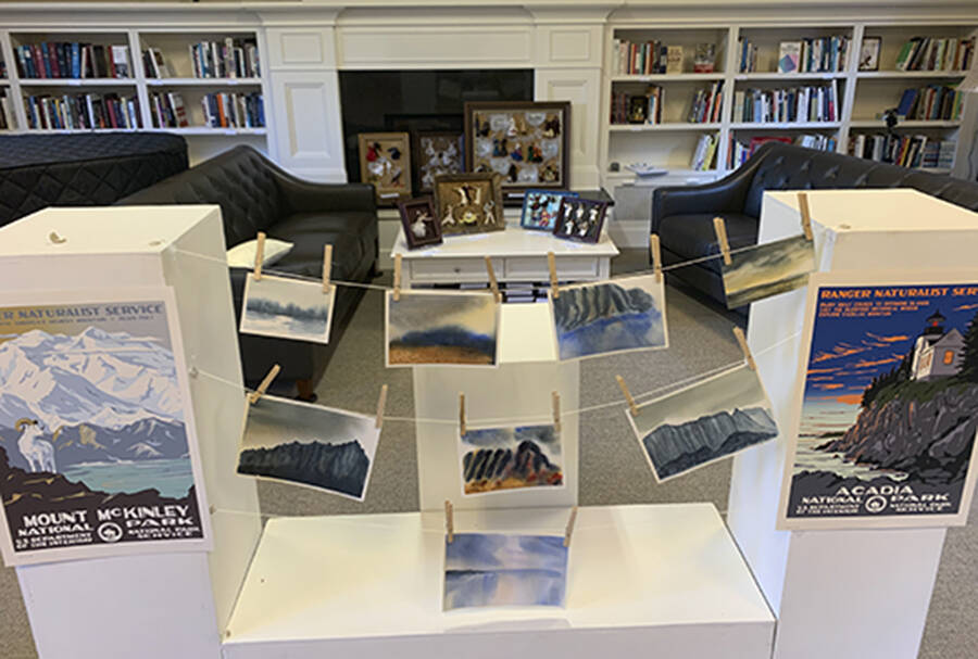 Tamarah Rockwood courtesy photo
Art on display at the Port Madison church event.