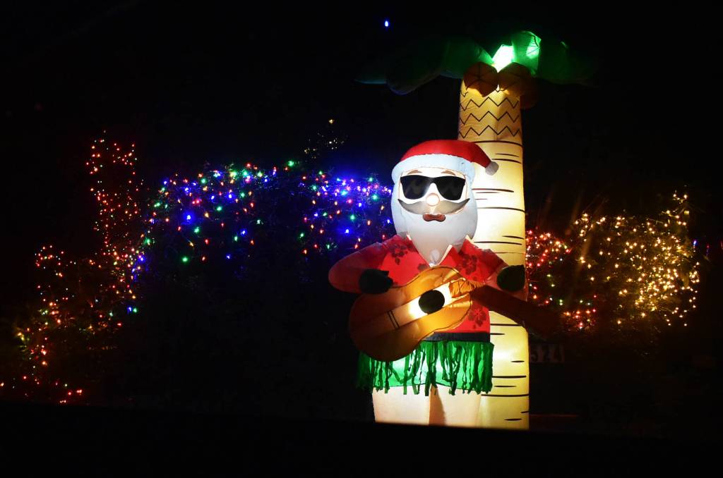 Houses on Commodore Lane showcase holiday spirit.