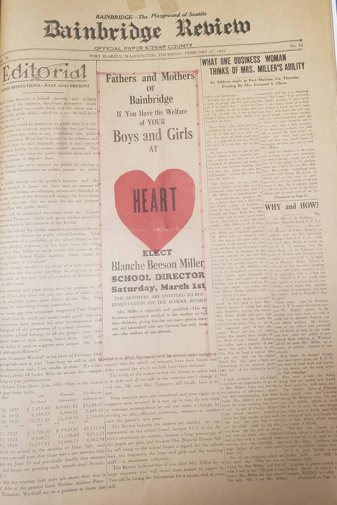 A BIR front page from 1930.