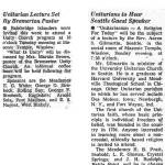 Unitarian church stories