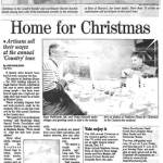 The Christmas in the Country tour with Sharon Soames.